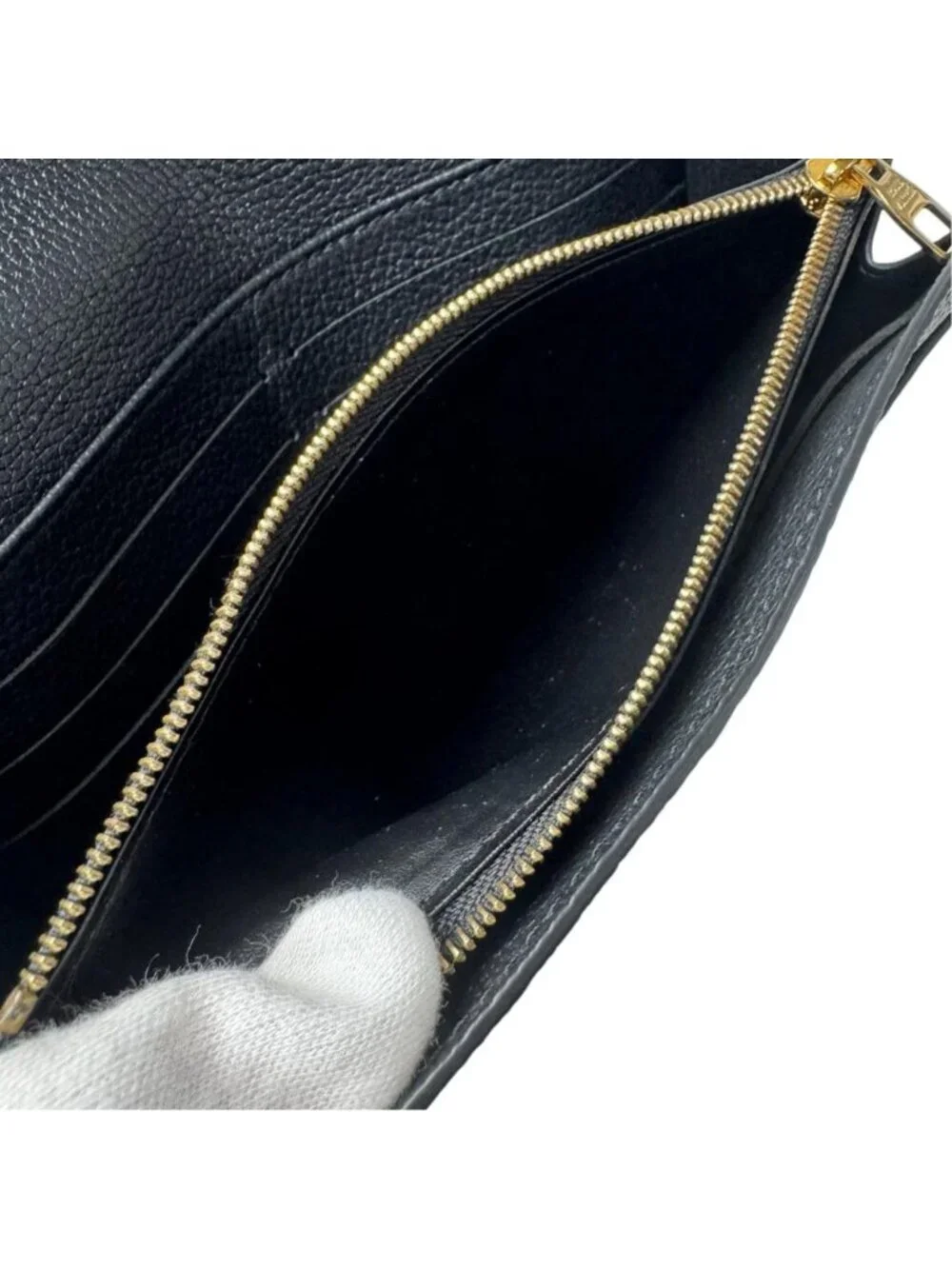 Louis Vuitton Empreinte Portefeuille Sarah IC Black Wallet